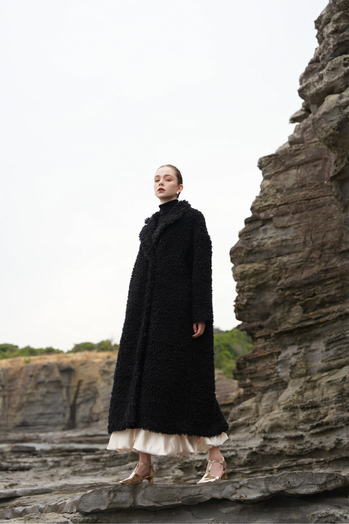 poodle boa long coat – Acka online store poodle boa long coat – Acka online store