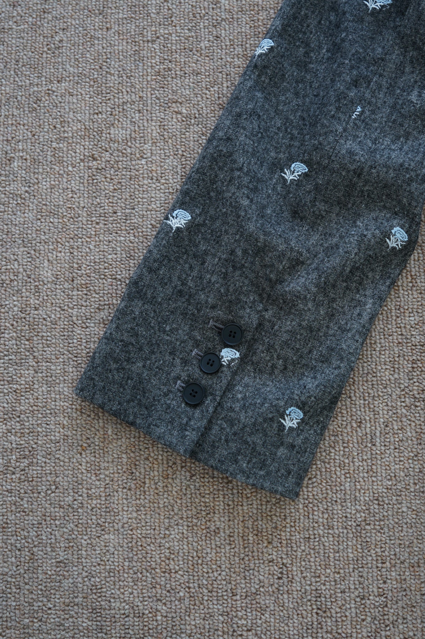 embroidery tailored jacket