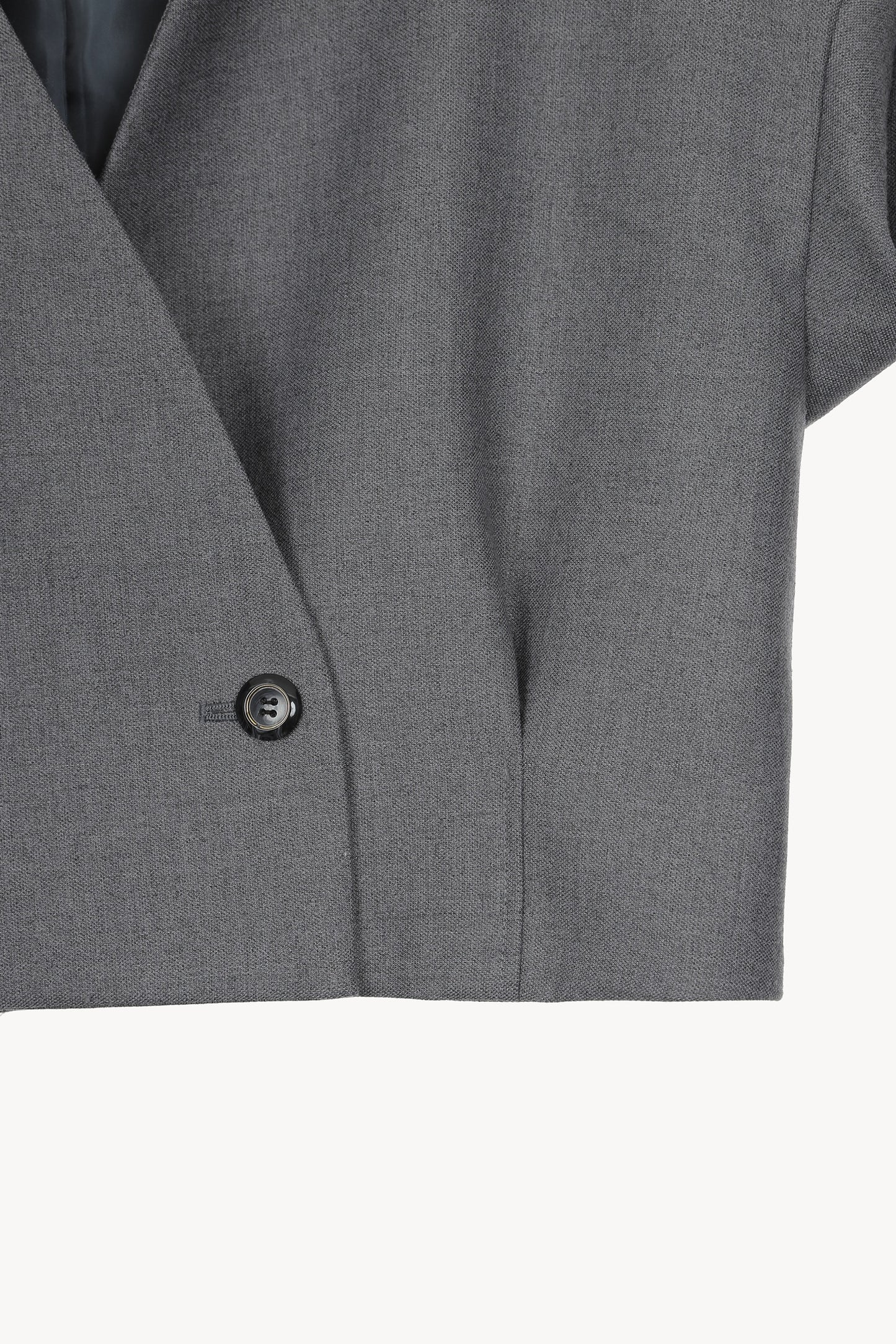 lace cuff cropped jacket