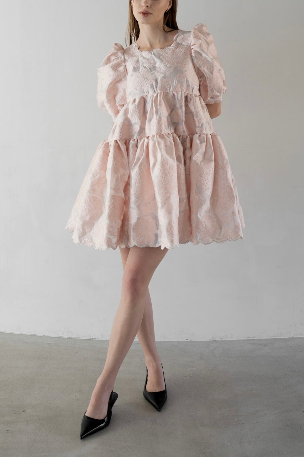 スーツ・フォーマル・ドレス Jacquard volumedress / Acka jacquard volume dress – Acka online store