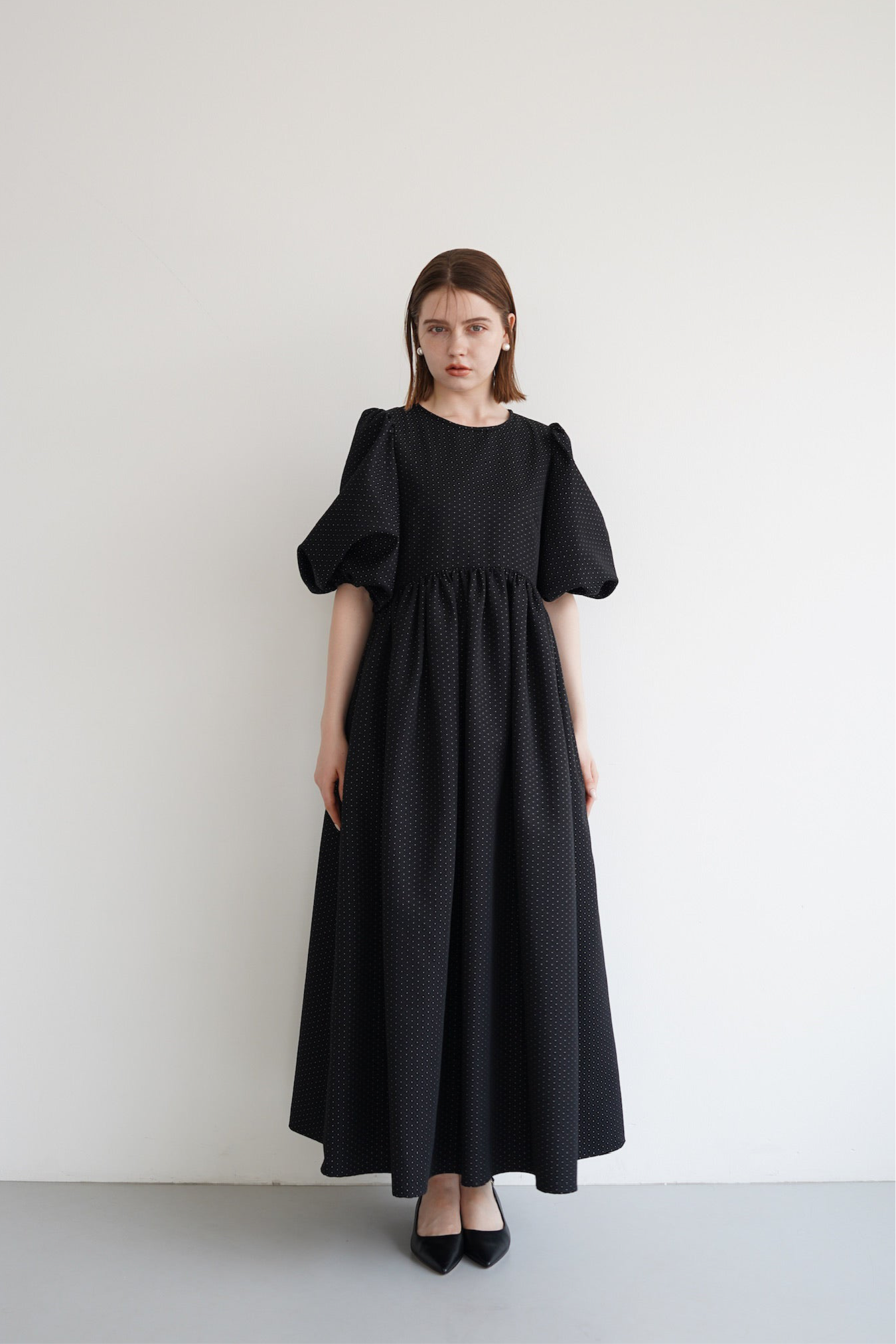 puff sleeve volume one-piece – Acka online store puff sleeve volume one-piece – Acka online store