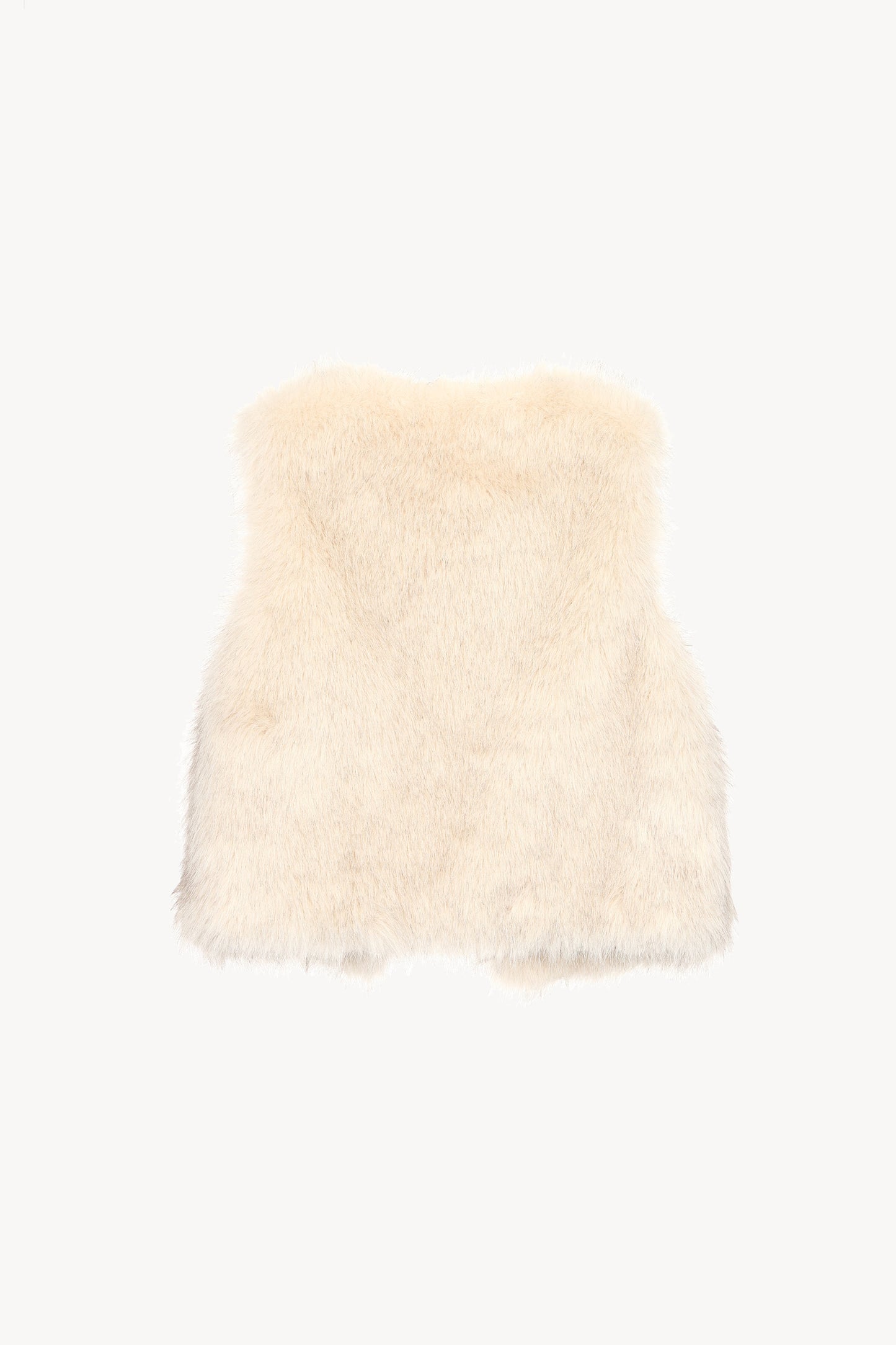 fur short vest