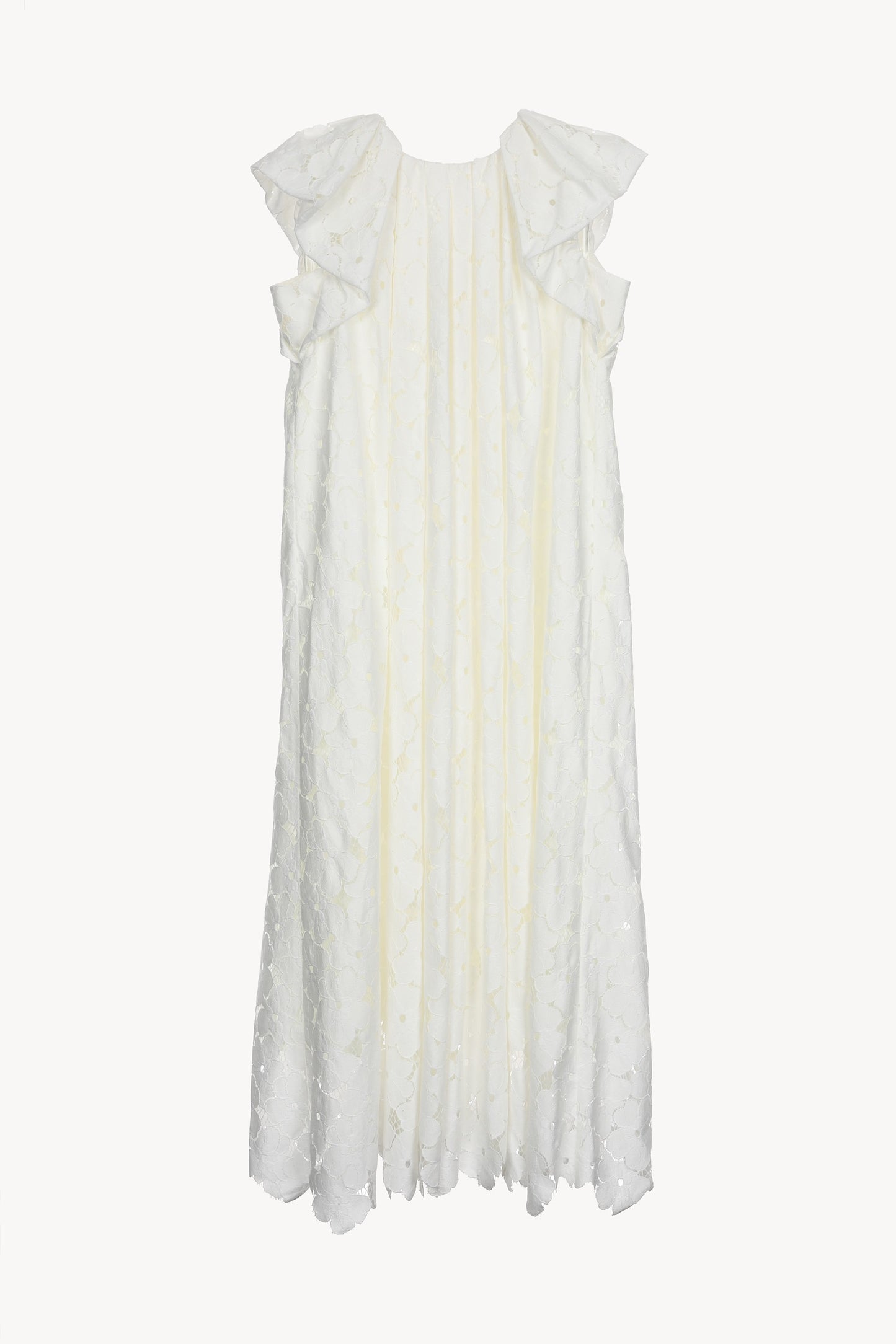 flower lace drape one-piece