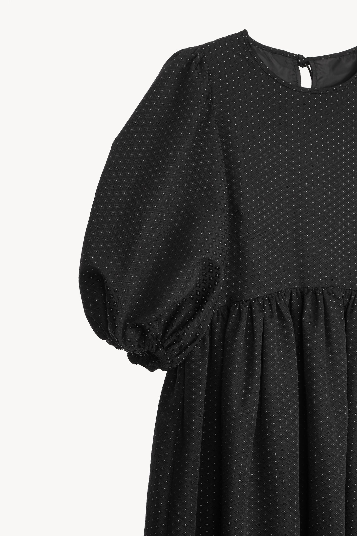 puff sleeve volume one-piece