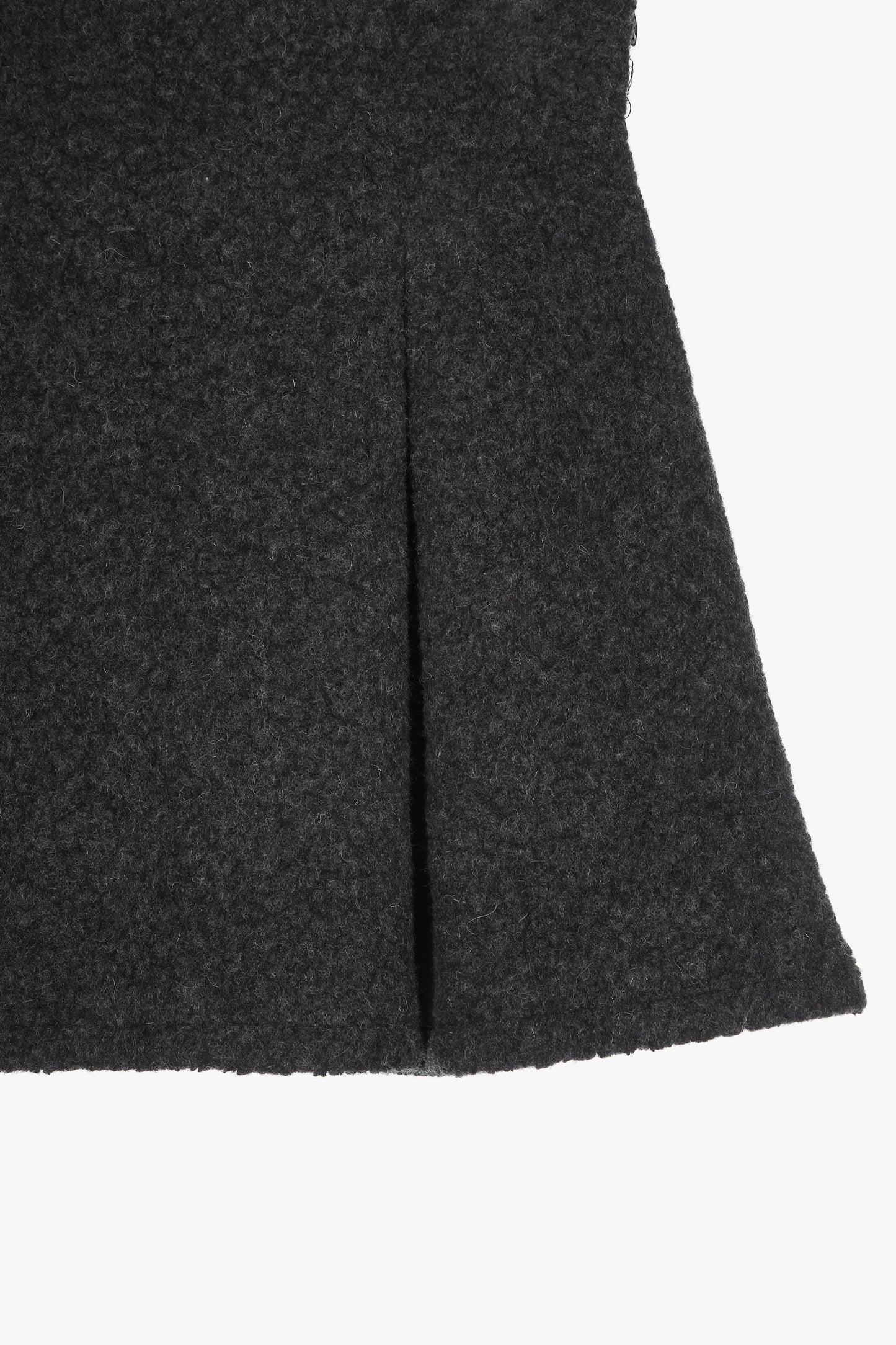 warm flare mini skirt