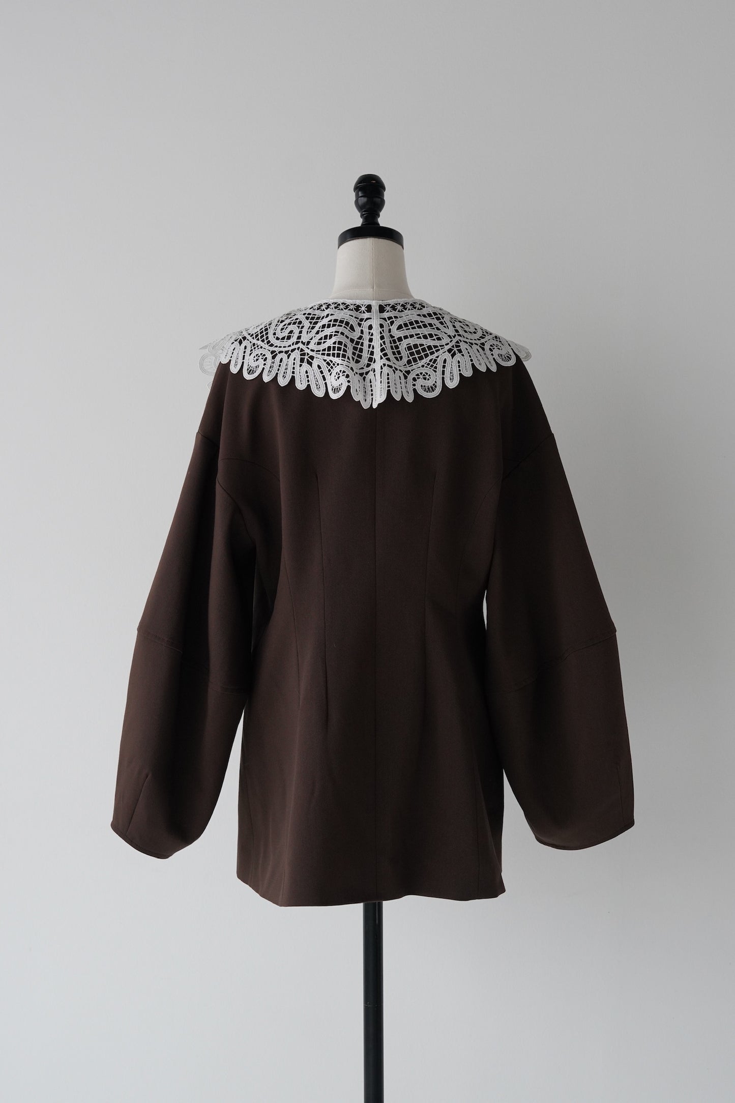 lace collar jacket