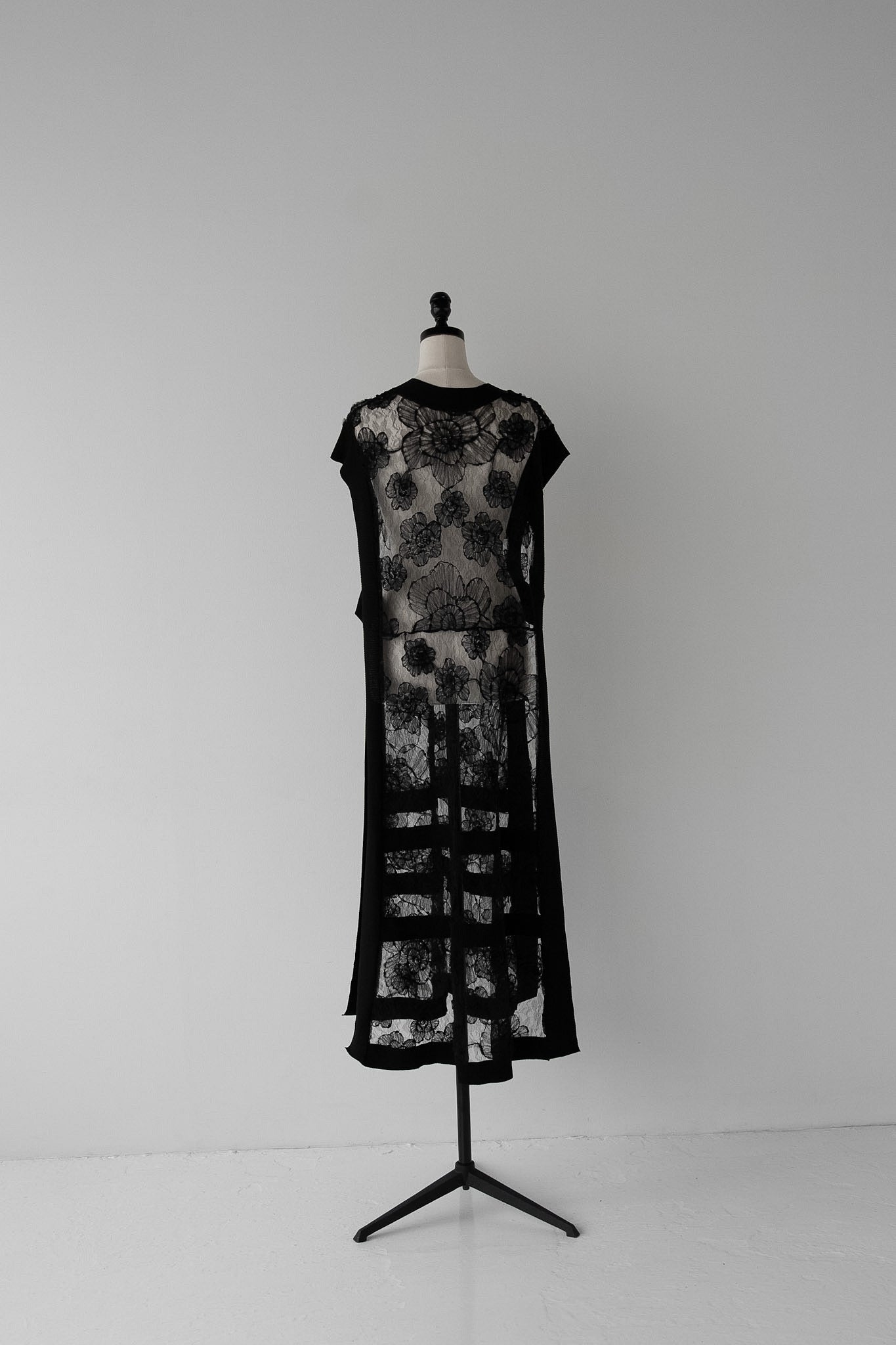 flower lace sheer vest