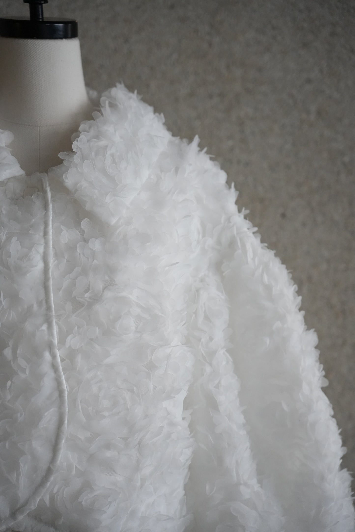 flower tulle blouson