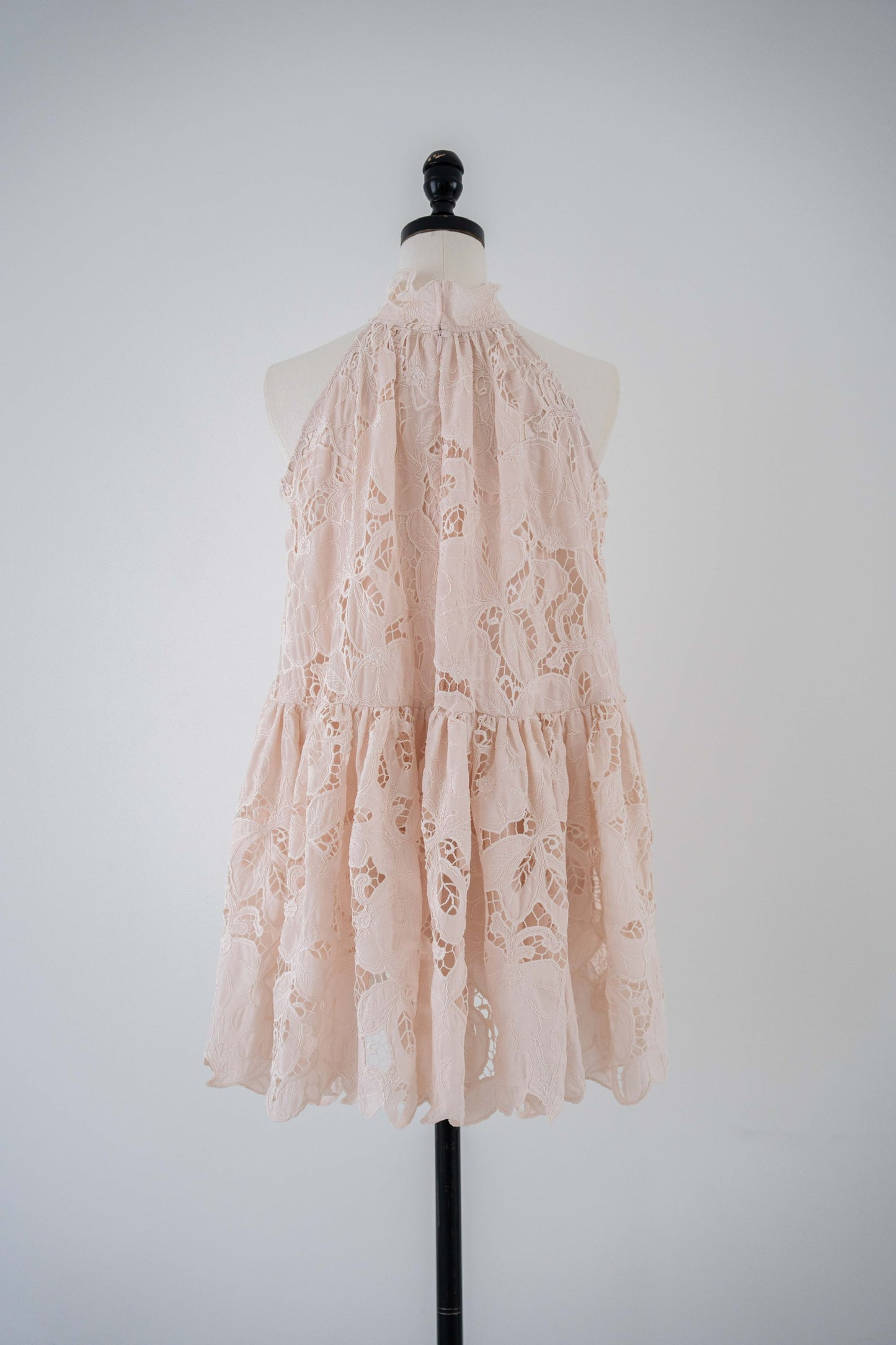 flower lace gather tops