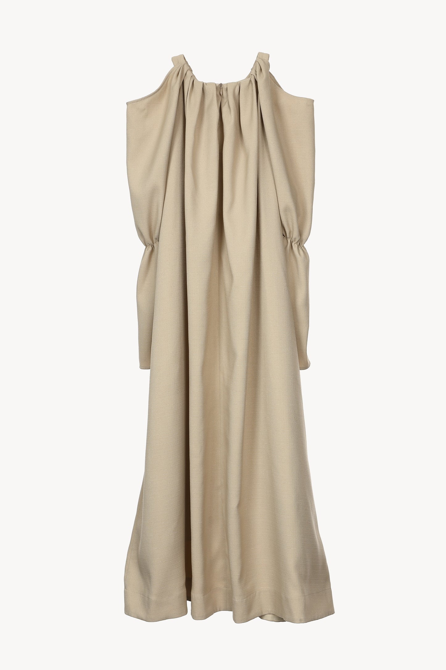 long drape one-piece