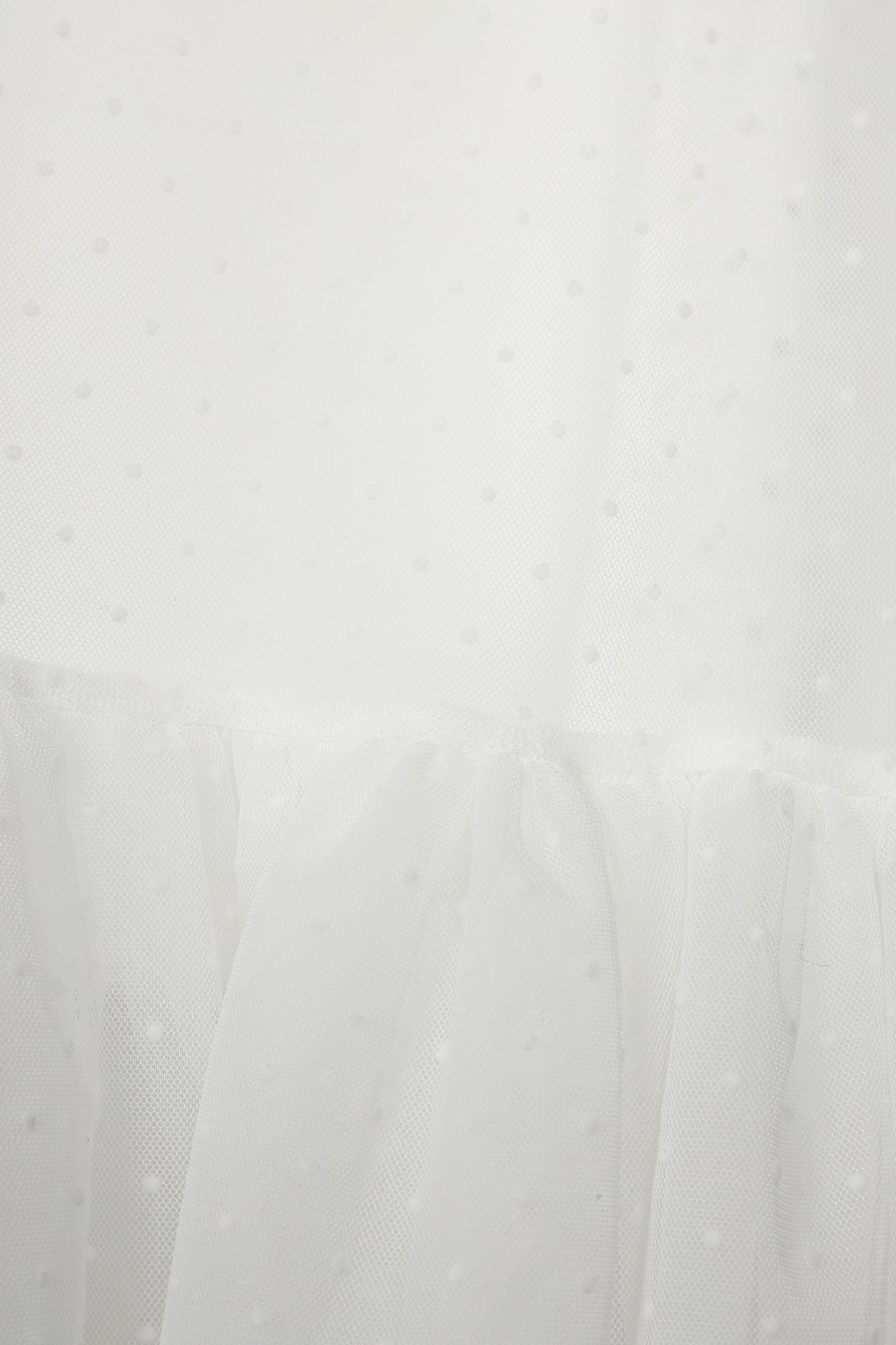 tulle dot mermaid dress