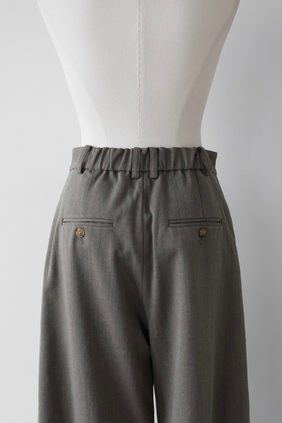 tailored wide slacks
