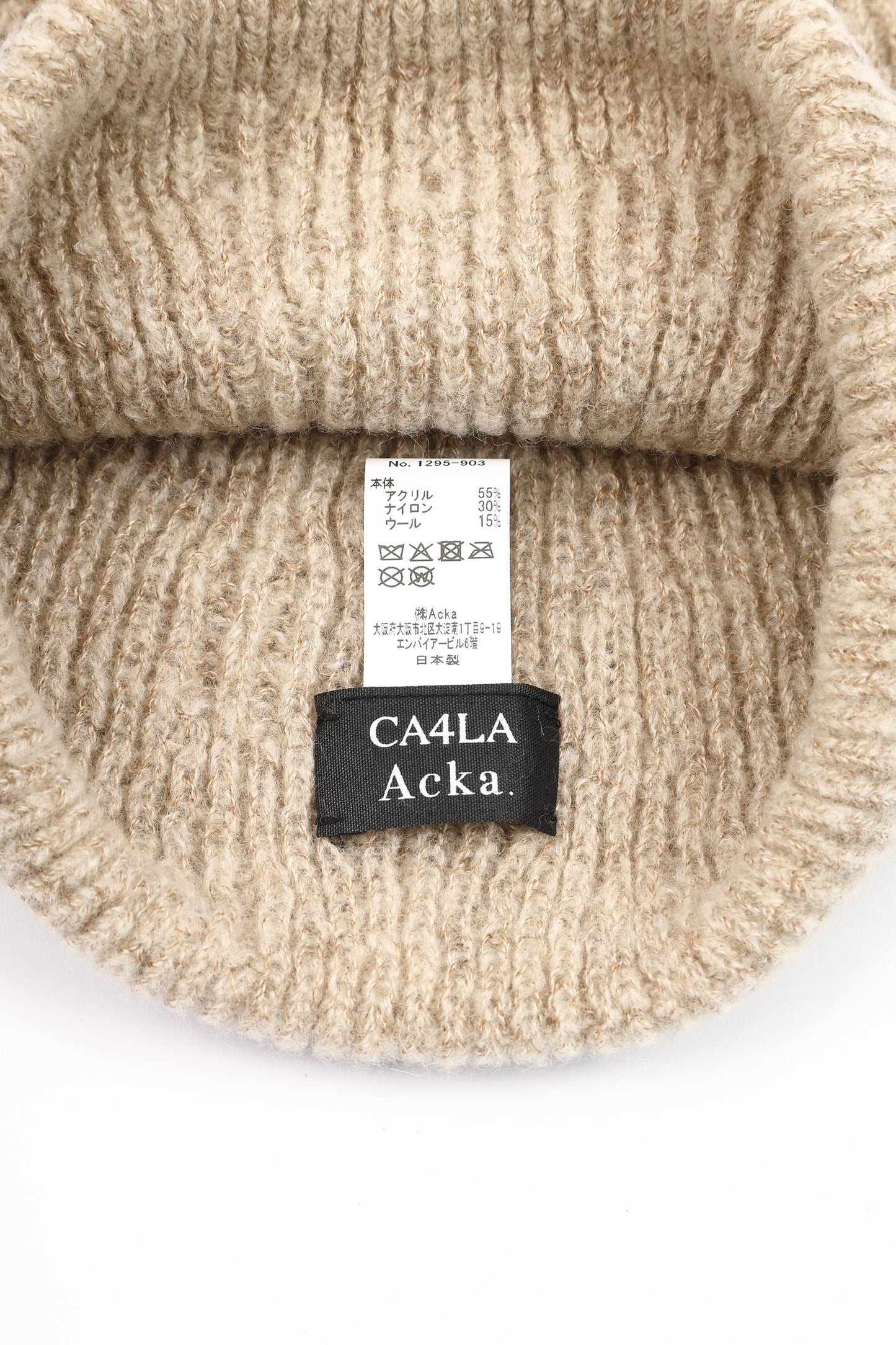 CA4LA×Acka. knit beanie