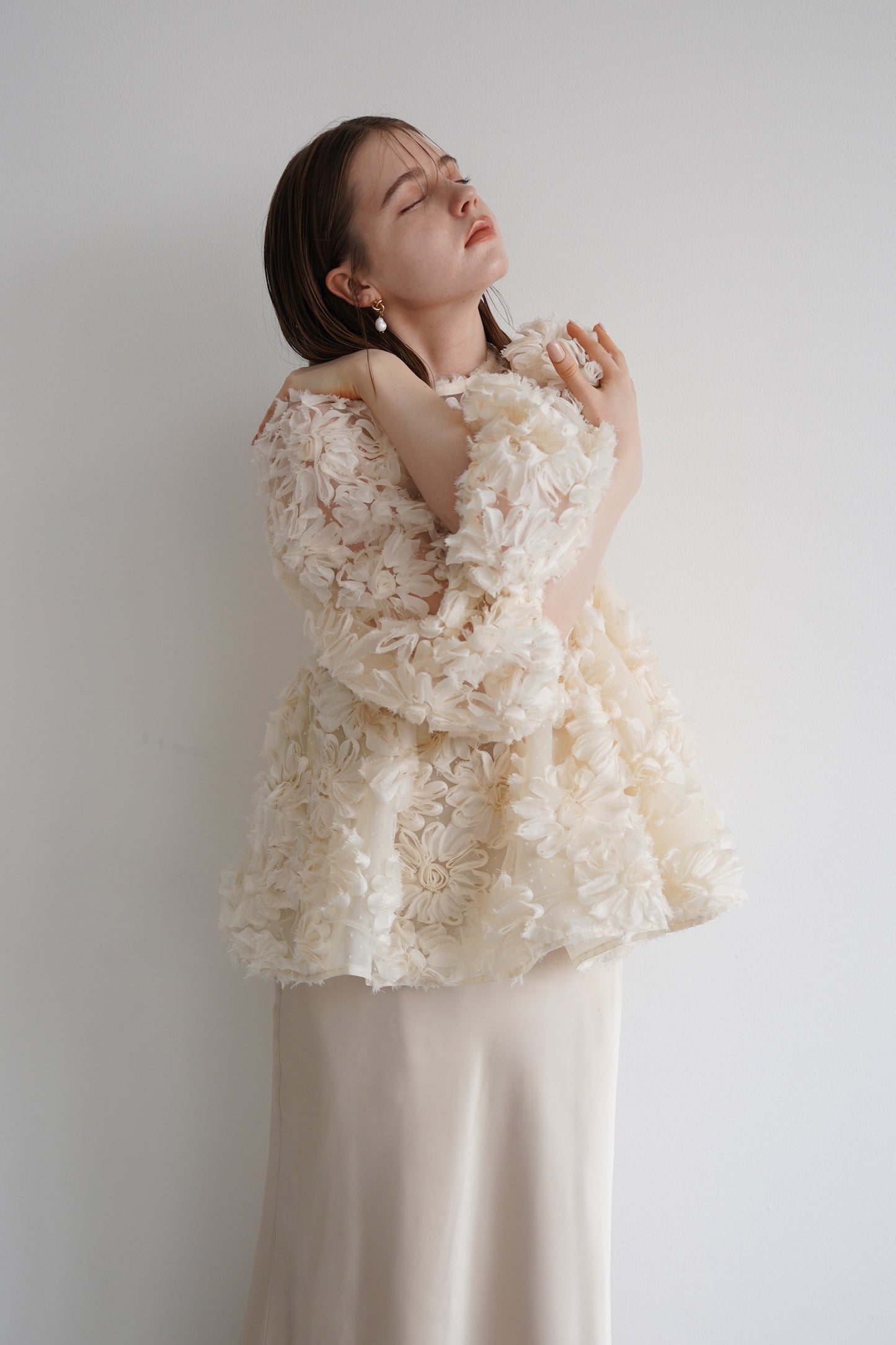 flower peplum blouse