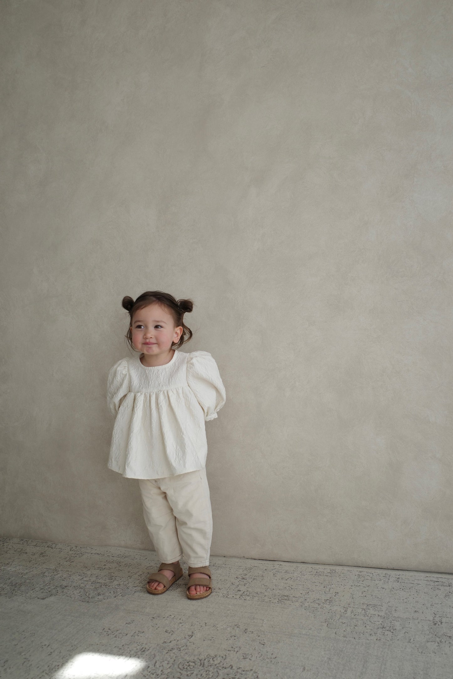 ［kids］fleur balloon blouse