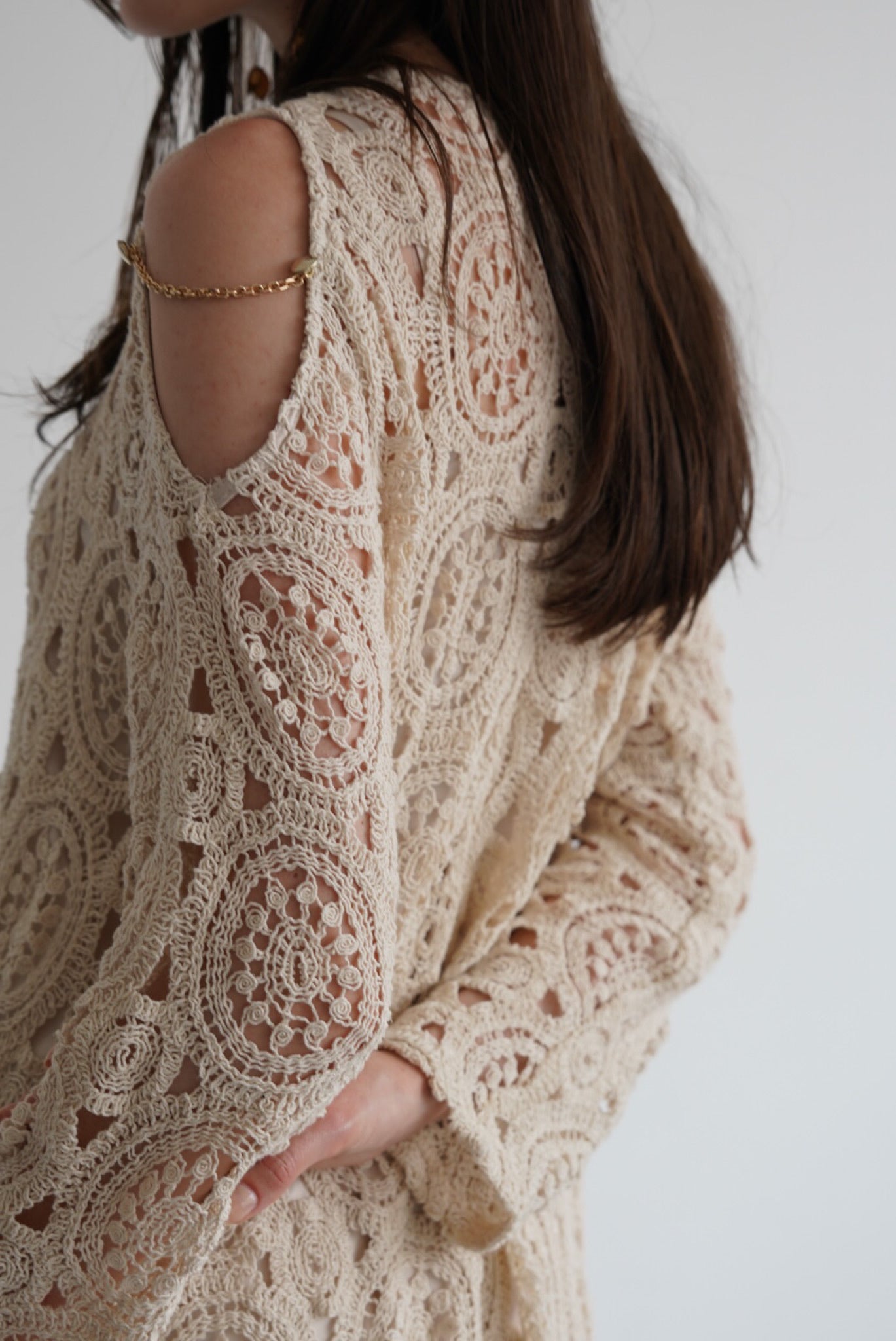 flare chemical lace one-piece