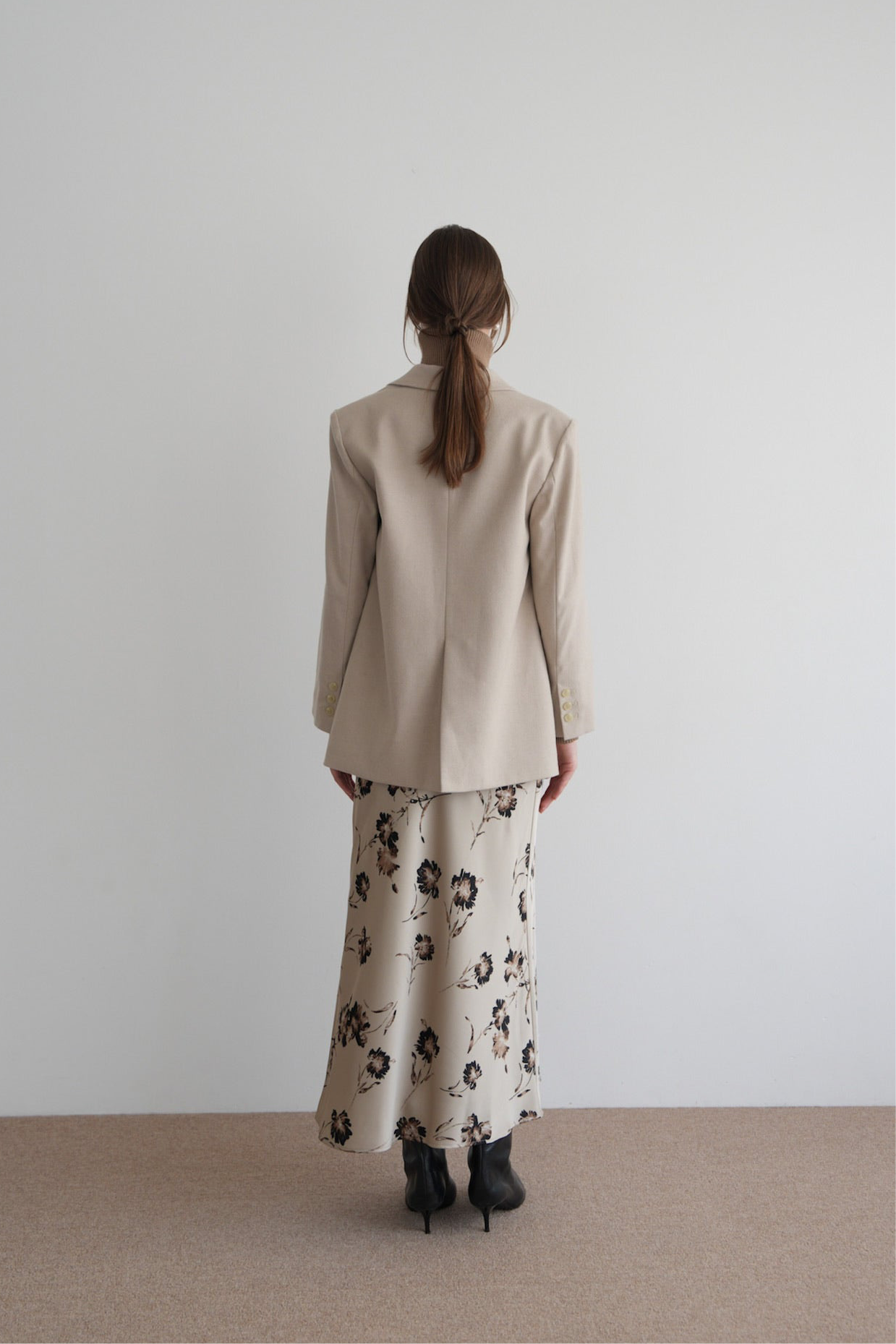 flower satin skirt – Acka online store flower satin skirt – Acka online store