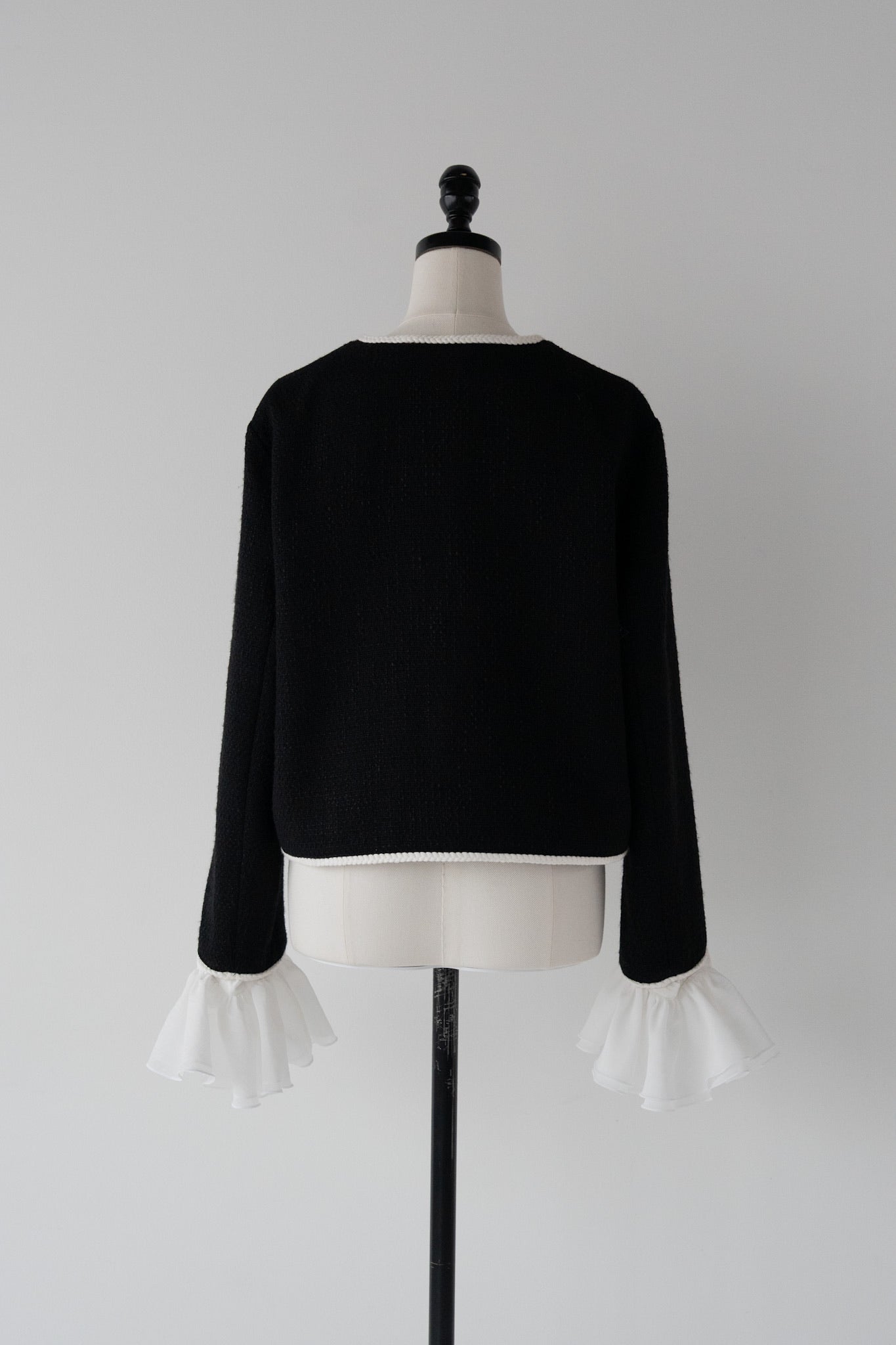 ［Édition］tweed frill jacket
