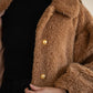 soft boa long coat