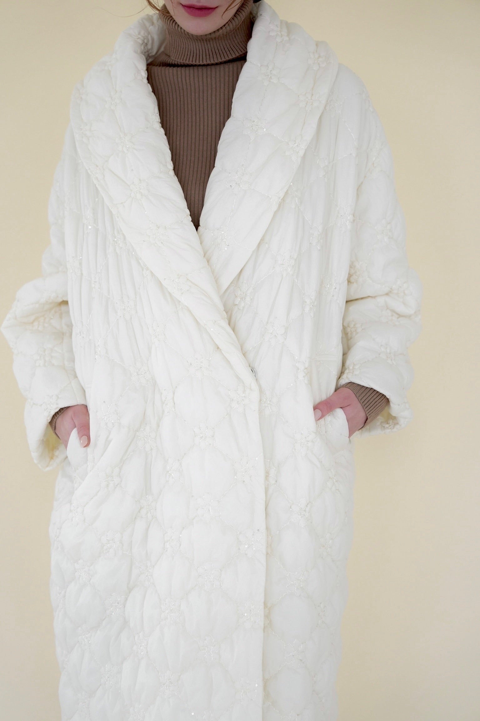 quilting long down coat – Acka online store