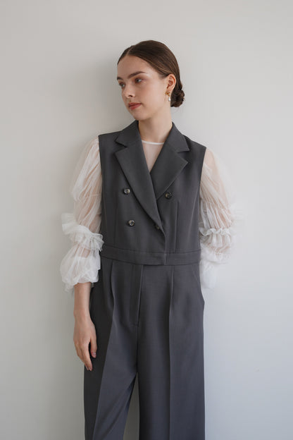 tulle layered all in one