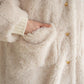 soft boa long coat