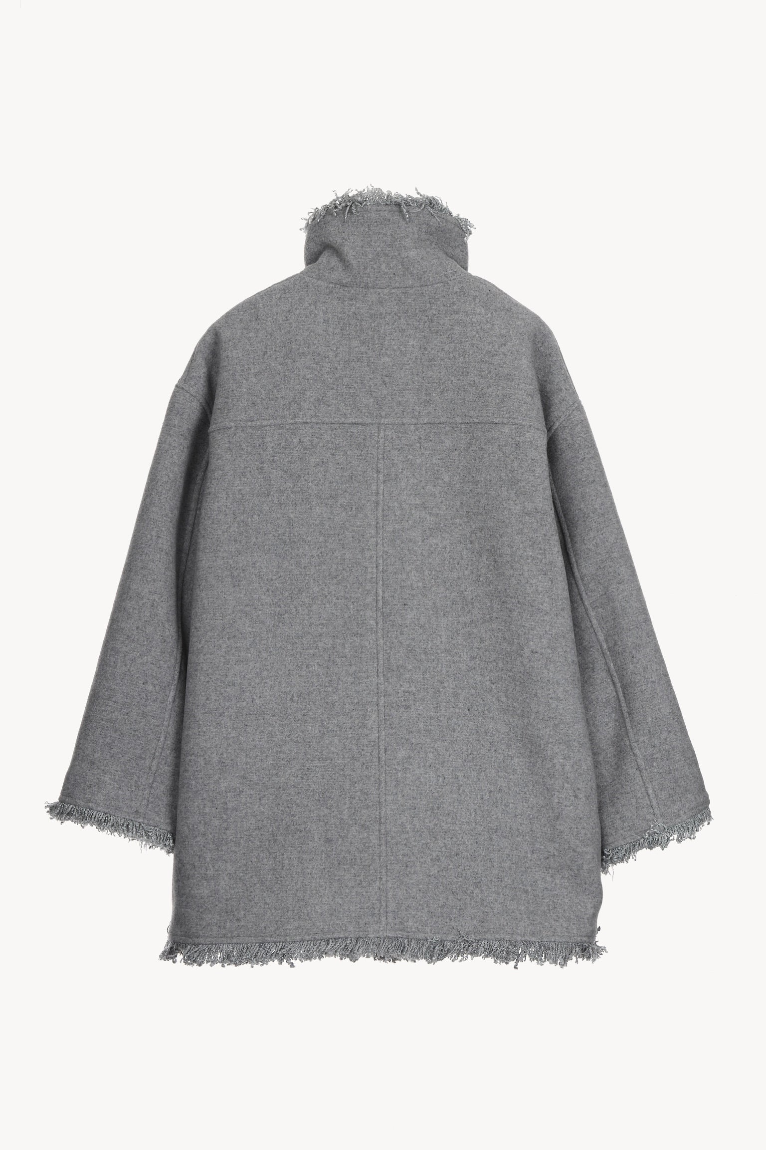 stand collar fringe coat – Acka online store