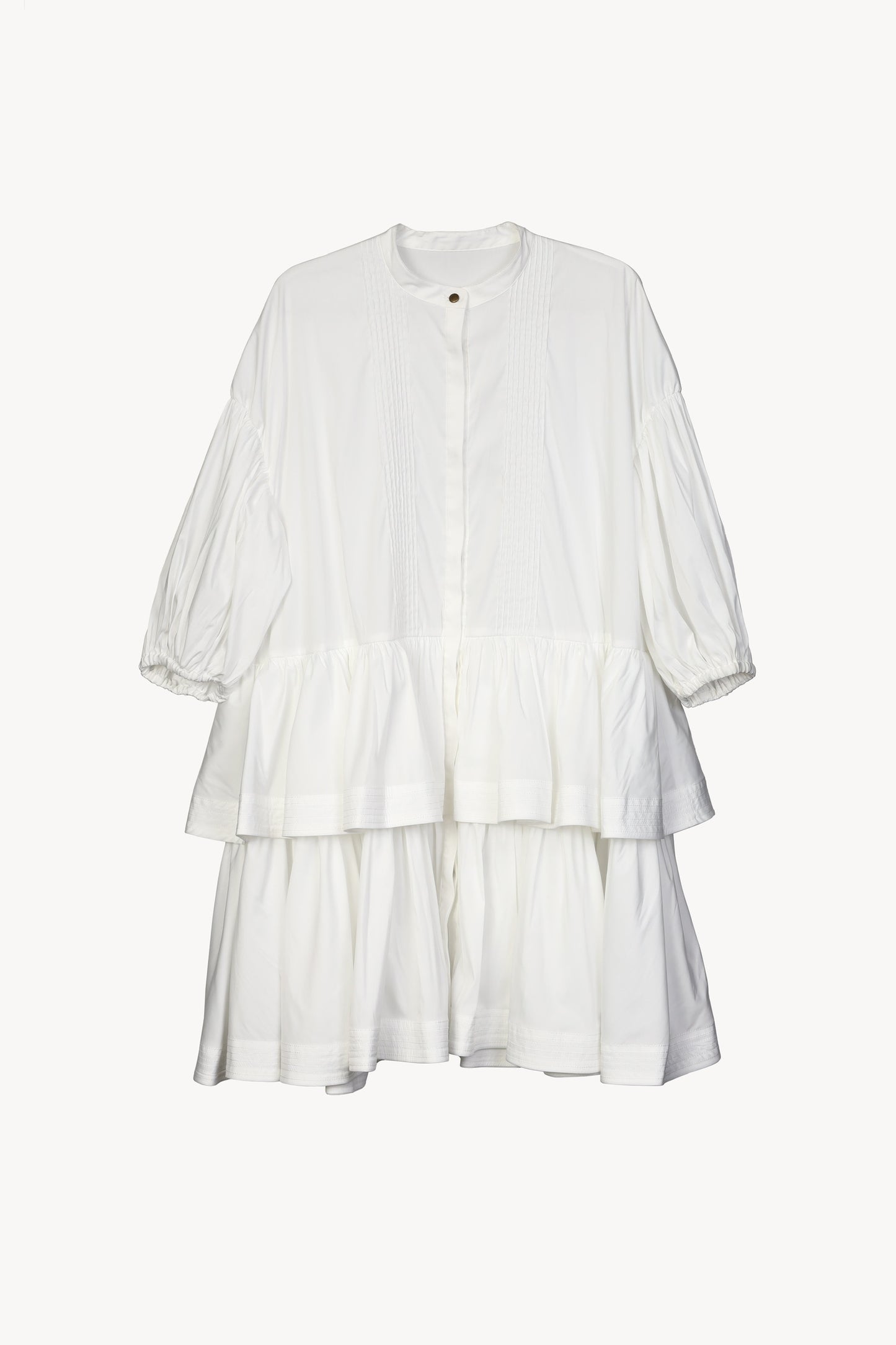 frill shirt one-piece