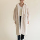 soft boa long coat