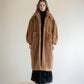 soft boa long coat