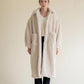 soft boa long coat
