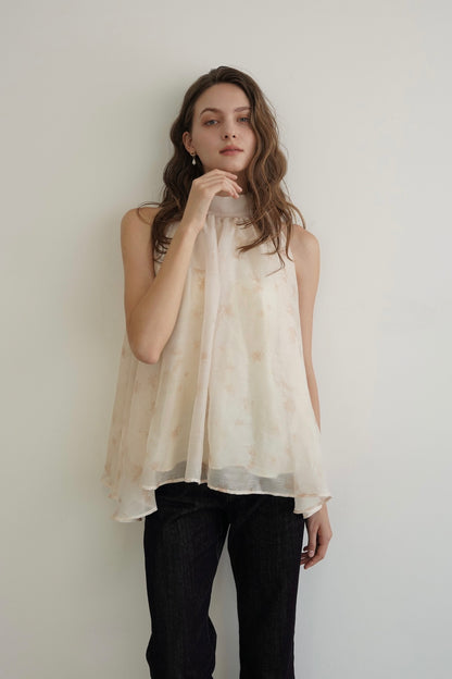 flower gather blouse