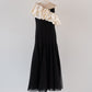 ［Édition］satin ruffle dress