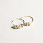 A.B. ELLIE ari freshwater pearl hoops