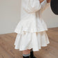 ［kids］frill shirt one-piece