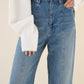 center line denim pants