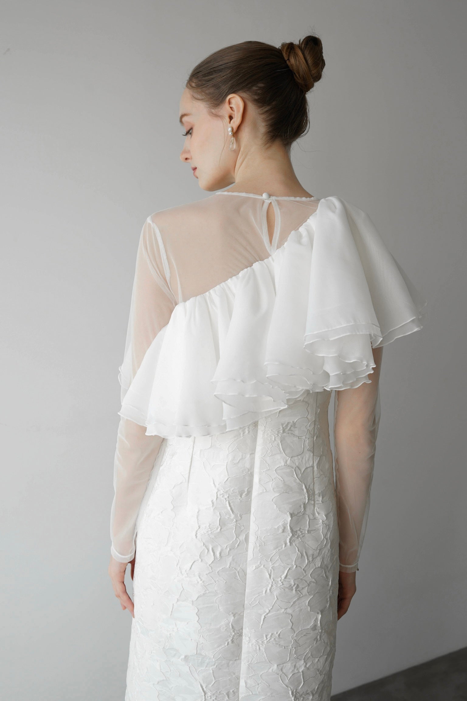 jacquard frill dress – Acka online store