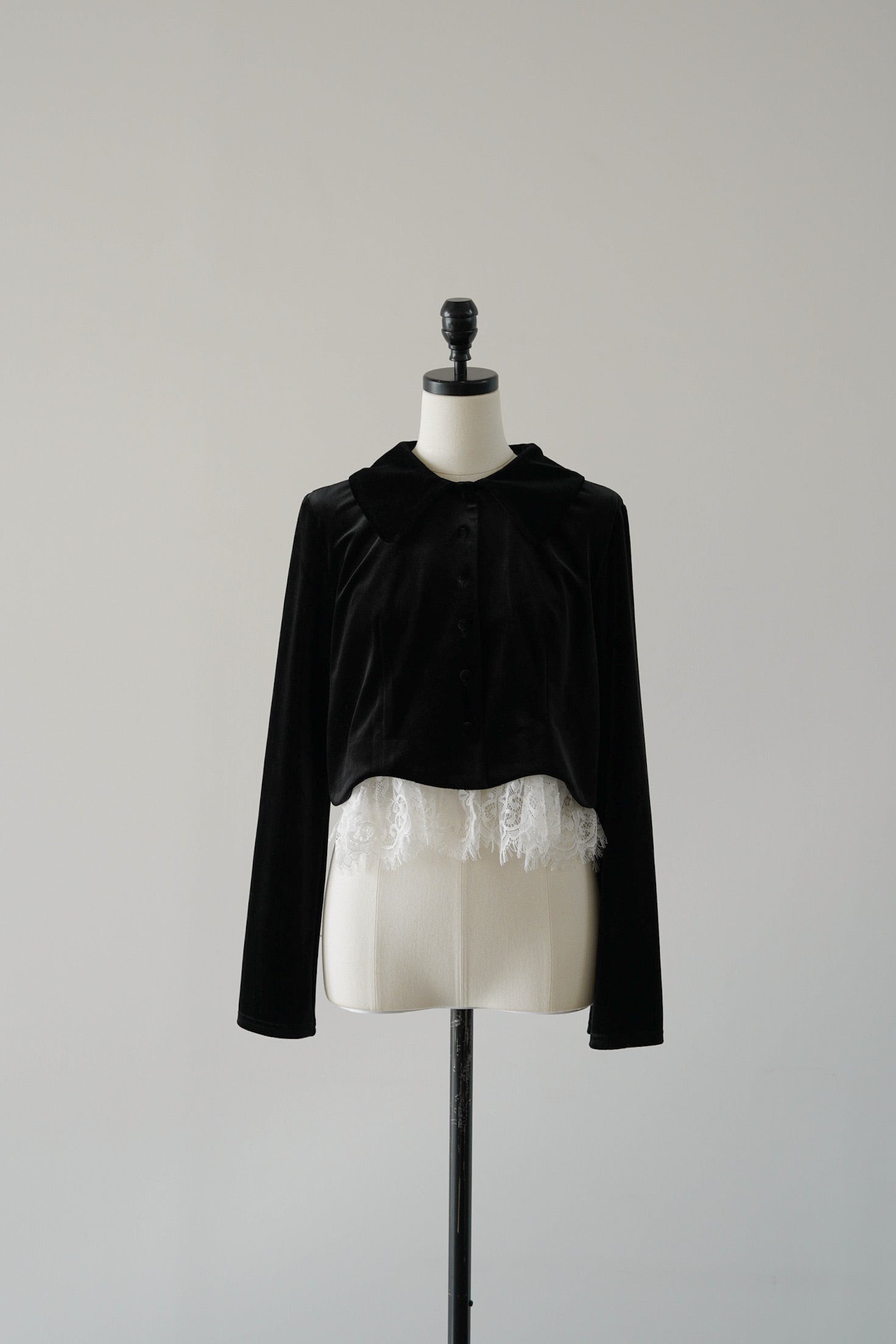 velvet lace tops – Acka online store