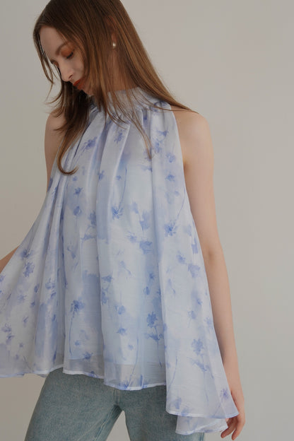 flower gather blouse