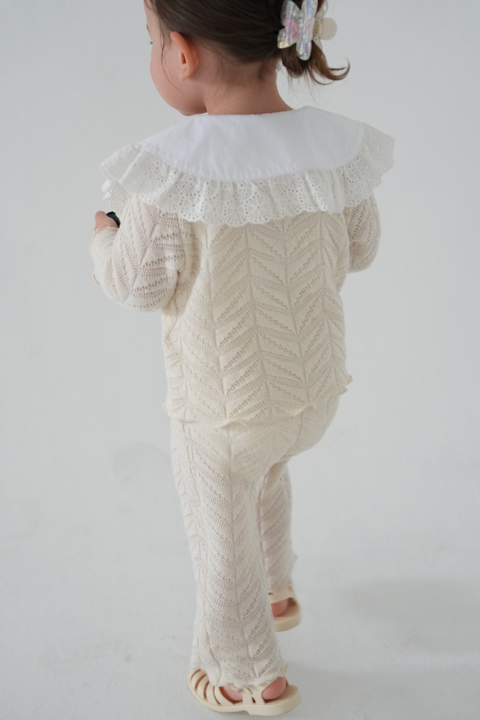 kids］lace knit cardigan – Acka online store