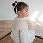 ［kids］pleats collar blouse