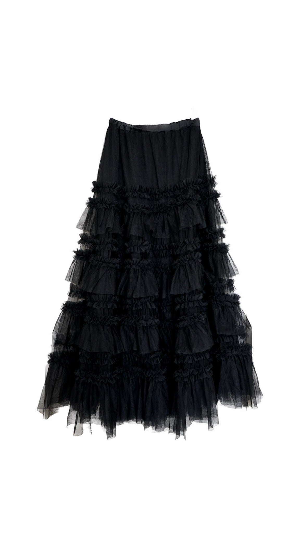 tulle long skirt