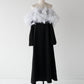 ［Édition］flower motif tulle dress