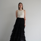 tulle long skirt