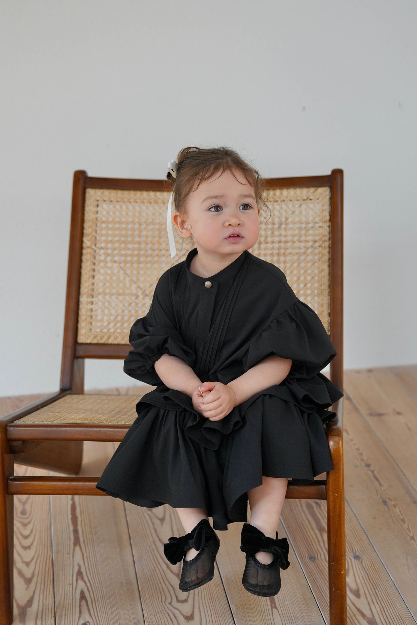 ［kids］ frill shirt one-piece