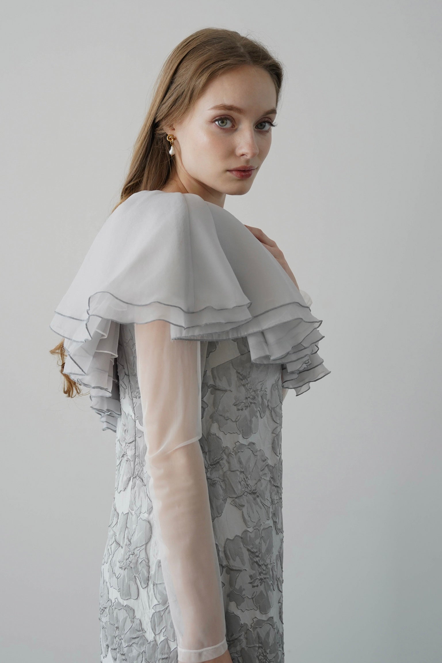 jacquard frill dress – Acka online store