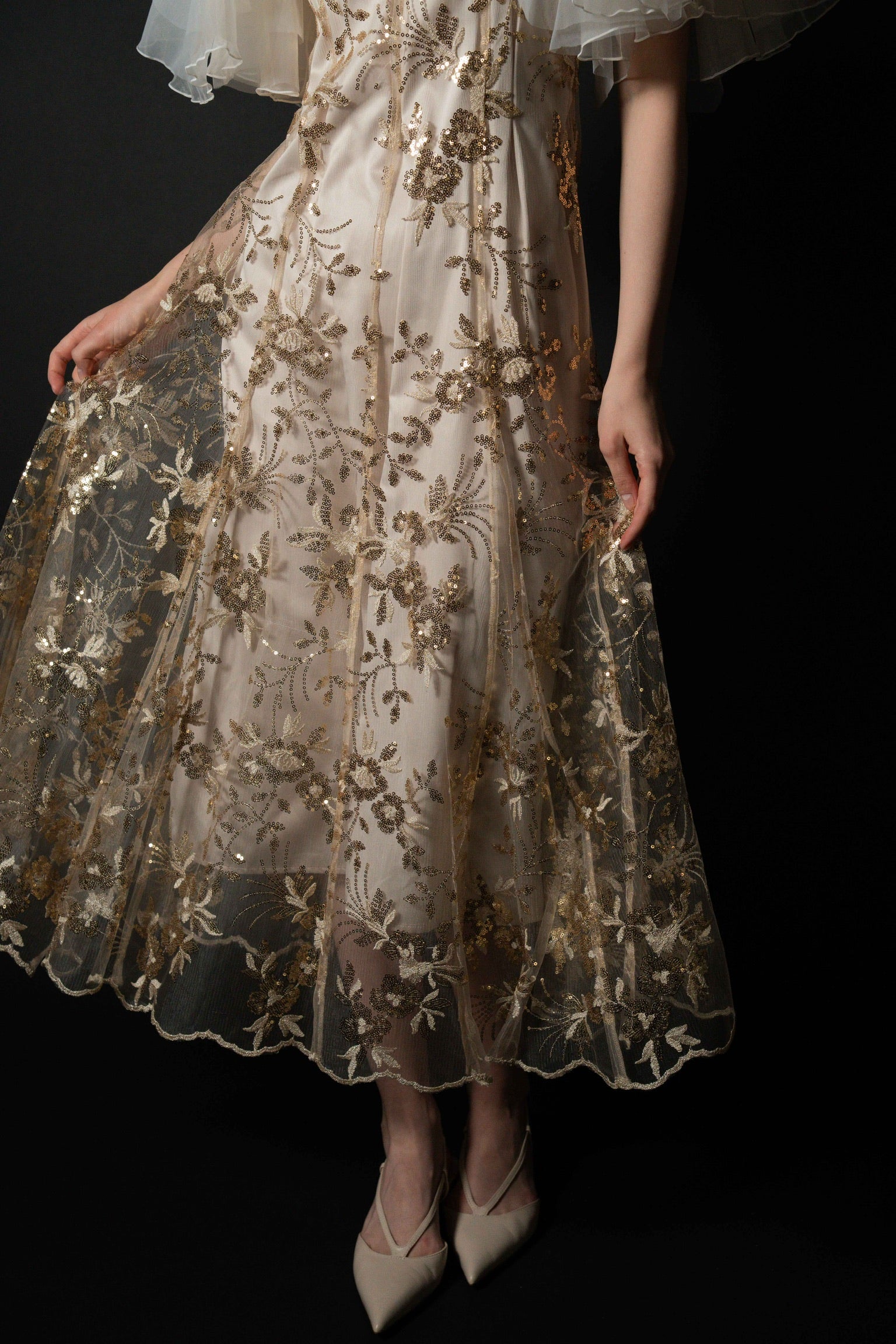 スーツ・フォーマル・ドレス ACKA. Édition] glow flare dress – Acka online store