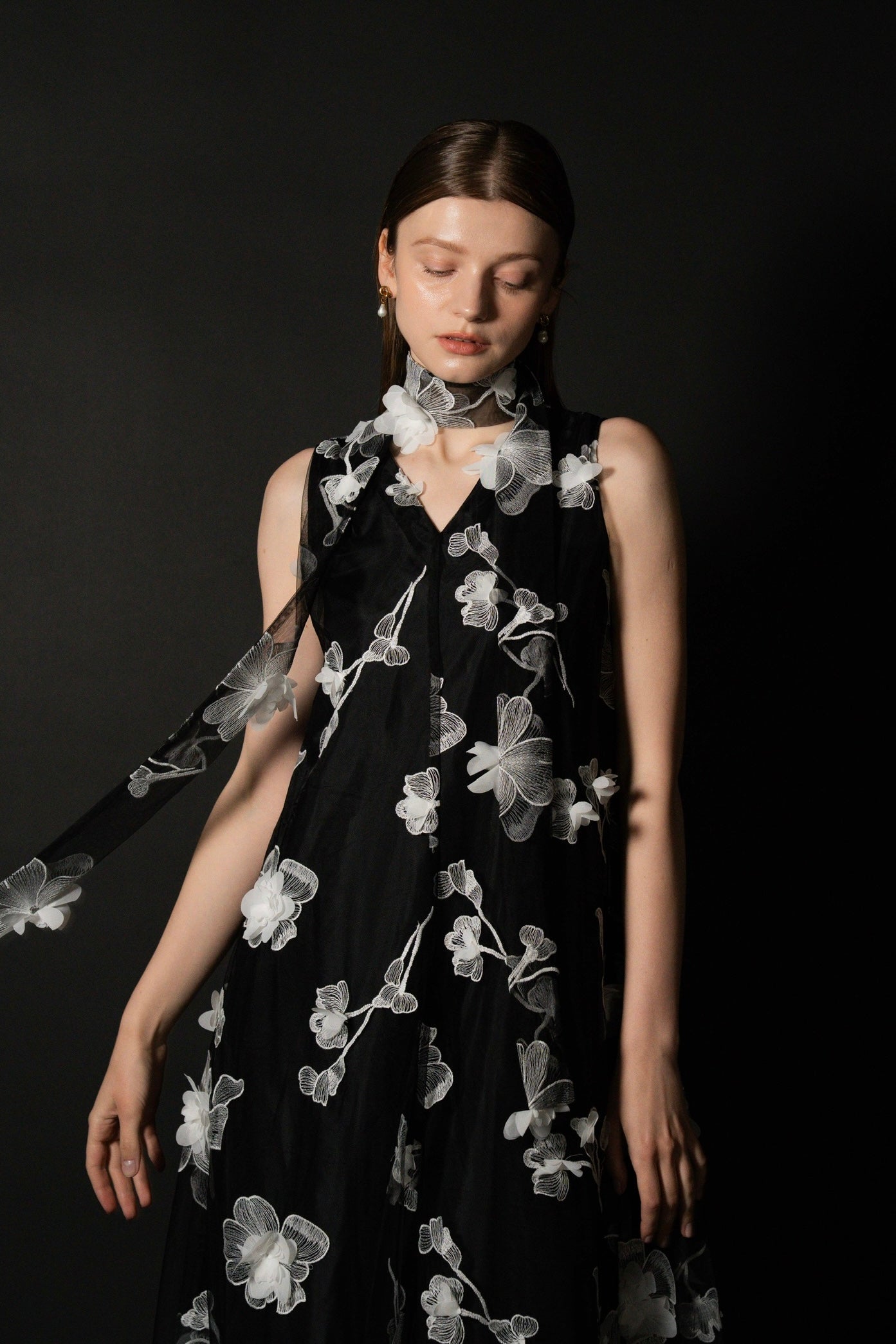 [Édition] floral long dress