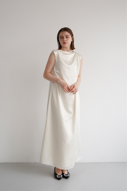 drape silky dress