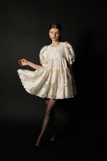 [Édition] form jacquard dress